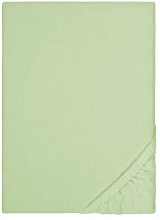 biberna Feinbiber-Spannbetttuch 0002744 pistaziengrün 1x 60x120 cm - 70x140 cm