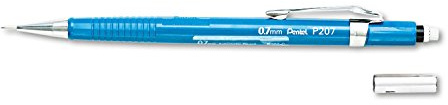 Pentel Sharp 200 P207-C Druckbleistift, 0.7 mm, Härtegrad HB, blau (1er Pack)