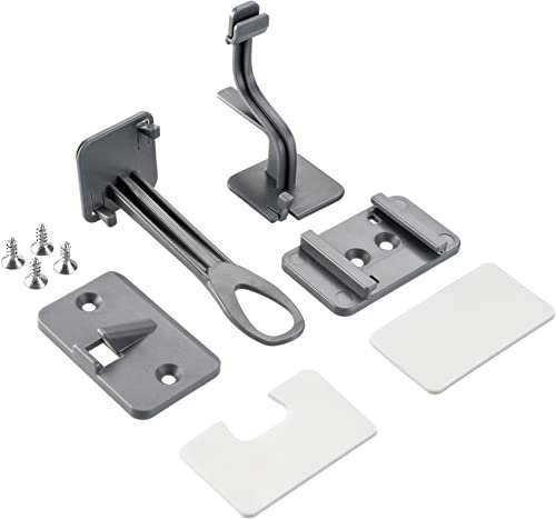 Reer Schrank-Sicherung und Schubladen-Sicherung DesignLine 2 Stück, zum kleben oder schrauben, unsichtbar, vom schwäbischen Kindersicherheitsexperten, anthrazit, 71011