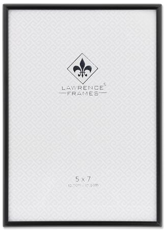 Lawrence Frames 5x7 Simply Black Picture Frame