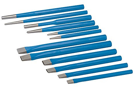 Silverline Set di punzoni e scalpelli 12 pezzi (PC05)