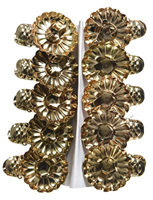 Fizzco Gold Metal Clip On Candle Holders - 10 Pack