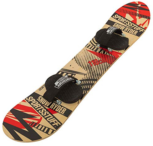 Sportsstuff Snow Ryder, Hardwood Snowboard, perfect for Beginners and Backyard Fun