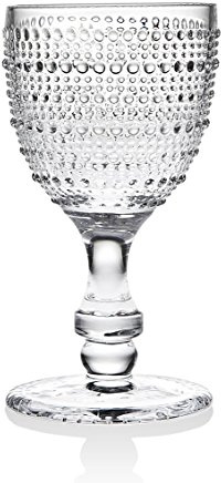 Godinger Wine Glasses Goblets, Beverage Stemmed Glass Cups - Lumina, 9oz, Set of 4