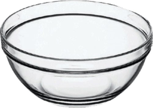 Duralex Bol Lys empilable en verre trempé, moderne, transparent, 9 cm de diamètre, 6 pièces