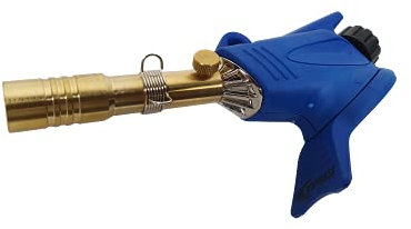 Express, 525, Lampe à Souder, LAMP' EXPRESS Spécial Plomberie avec 2 Lances Réf. 3542, 3555 et Cartouche de Gaz Réf. 2015, Chalumeau, Décapeur Thermique, Chalumeau Soudure, Chalumeau Oxygène