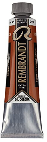 Rembrandt Tubetti di colori ad olio 40 ml Terra di Siena cruda 234 (01052342)