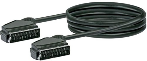 Schwaiger SCA7115 533 1.5m SCART (21-Pin) SCART (21-Pin) Negro Cable EUROCONECTOR - Cables EUROCONECTORES (1,5 m, SCART (21-Pin), SCART (21-Pin), Macho, Macho, Negro)