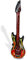 Aufblasbare Gitarre Luftgitarre Airguitar Flammen