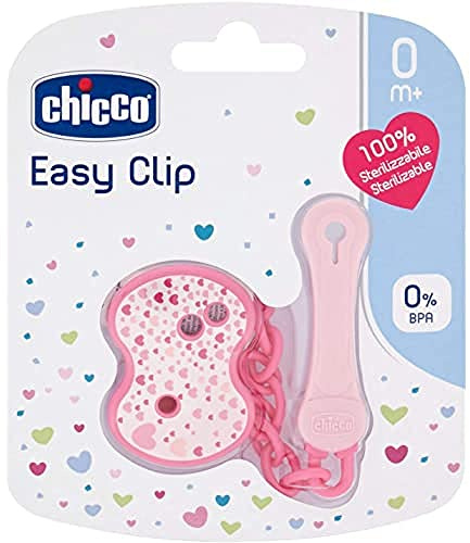 Chicco Clip con Catenella, 0M+, Colori Assortiti, 1 Pezzo