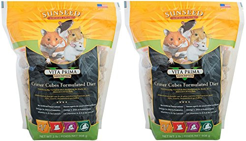 Sunseed Critter Cubes Food [Set of 2] Size: 2 Pound