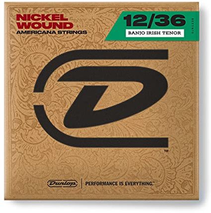 JIM DUNLOP - DJN1236 - Banjo-Saiten - Nickel Wound Americana Strings Irish tenor 4 Saiten 12-16-24-36