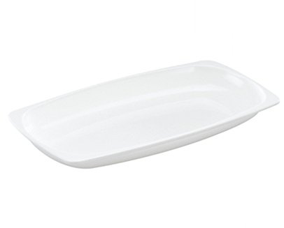 WACA 1544-710 Snackschale Servierer 230 x 130 x 25 mm weiß