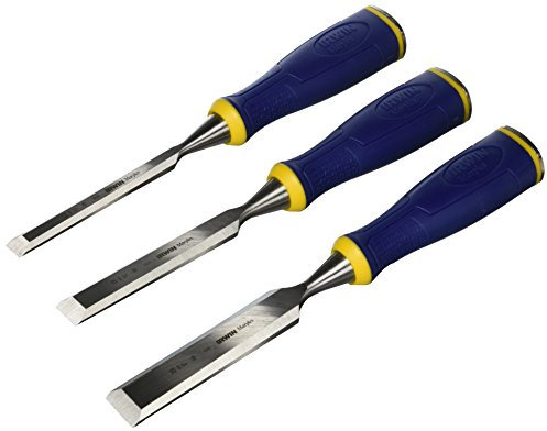 Irwin Marples MS500 Soft Touch Bevel Edge Chisel 3 Piece Set