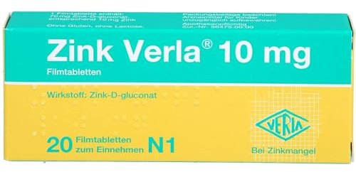 Zink Verla 10 mg Filmtabletten,20St