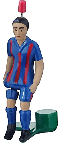 TIPP-KICK Barcelona Top-Kicker I Original Football Player Figures for Kids and Adults I Suitable for all Table Football Games I Blue/Red Jersey
