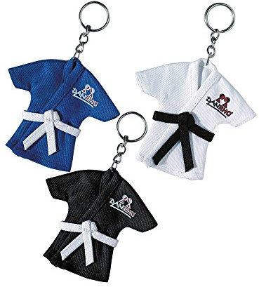 DanRho Schlüsselanhänger Minijacke Judo weiß