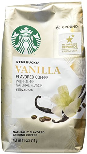 Starbucks Natural Fusions Vanilla Ground Coffee, 11 Ounce (Pack of 2)