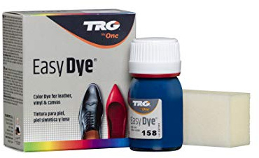 TRG The One Easy Dye, Leather Shoe Color Restore Paint, 158 Air Blue, 25 ml