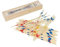 HENBRANDT Mikado Stäbchen, Holzkiste mit 41-Teilig, 19cm Pickup Sticks Familienspiele Tischplatte Brettspiel Holzspielzeug für Kinder und Erwachsene