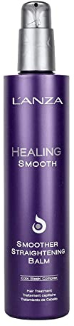 L’ANZA Healing Smooth Bálsamo Protector Hidratante para Alisar el Pelo con Plancha o Secador con Efecto Antiencrespamiento Liso, Belleza y Brillo, 250 ml