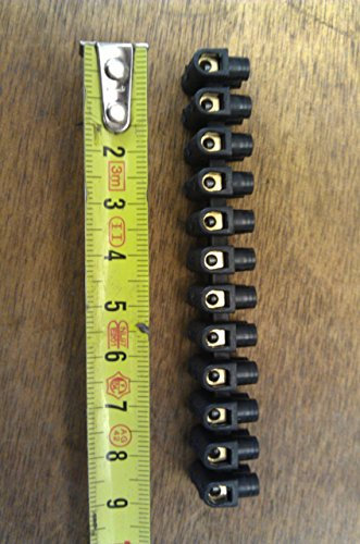 Legrand LEG34211 barrette de 12 connecteurs sécables nylbloc cap 2,5 mm Noir