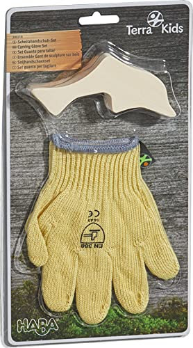 HABA 300318 Schnitzhandschuh-Set, Kleinkindspielzeug