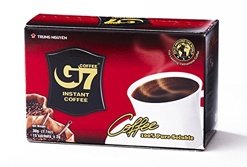 Trung Nguyen Coffee G7 Instant Coffee 100 Prozent reiner schwarzer Kaffee 30 g Vietnam