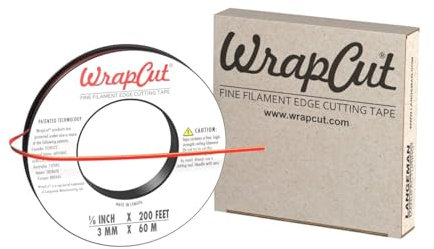 Wrapcut, Edge Coupe Bande, 1/20,3 cm X 200 Pieds, 1 rouleau, 883662001260