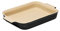 Le Creuset Stoneware Shallow Rectangular Dish, 32 cm, Satin Black, 91004732000000