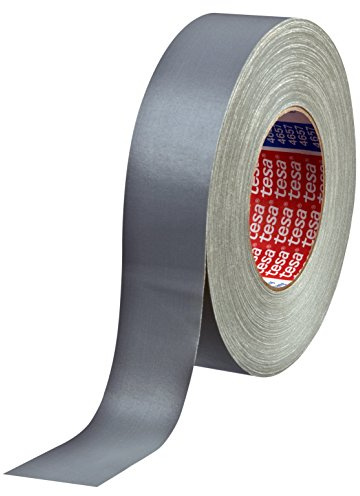 tesa 4657 T46575050 - Cinta resistente a altas temperaturas (50 m x 50 mm), color gris