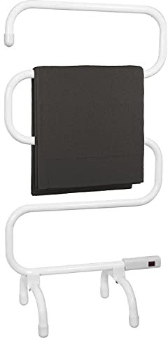 Status Portátil Toalla Rail-100w-5 Calefactado Barras, Acero, Blanco, 30x50x92 Cm