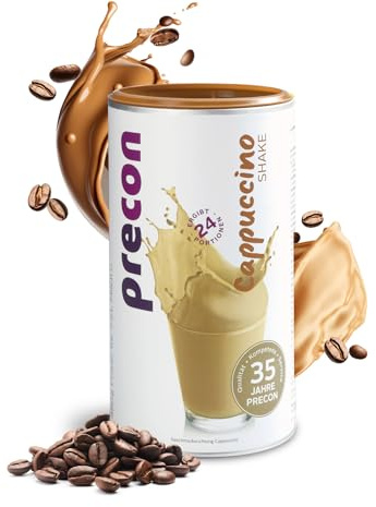 Precon BCM Diät Shake zum Abnehmen – Cappuccino – 24 Portionen (480 g) – Mahlzeitenersatz für eine gewichtskontrollierende Ernährung