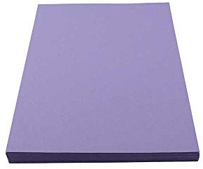 House of Card & Paper A4 220 GSM färgat kort - lila (förpackning med 100 ark)