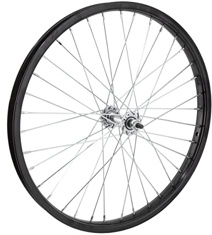 Wheel Master Front Bicycle Wheel, 20 x 1.75, 36H, Steel, Bolt On, Black