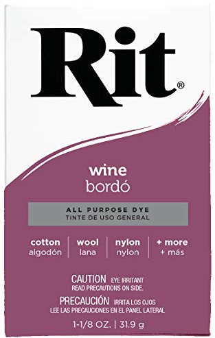 Rit Farbpulver, Weinrot, Stoff, Mehrfarbig, 1
