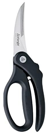 triangle 50 477 10 02 Geflügelschere praktisch aus Edelstahl mit Federmechanismus und Schloss