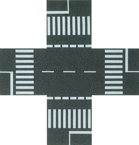Busch 7074 H0 Strassenkreuzung