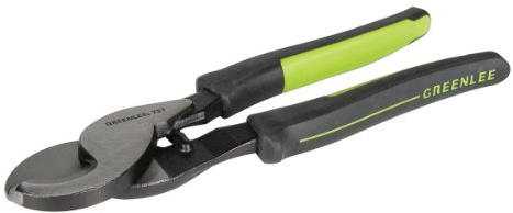 Greenlee 727M Cable Cutter With Cushion Grip Handles, 9-1/4
