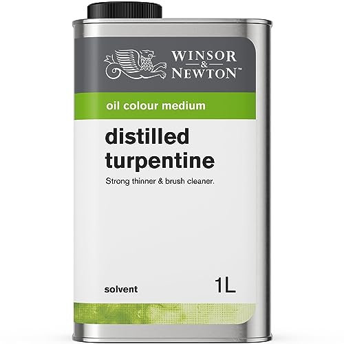 Winsor & Newton 3053744 Balsam Terpentinöl, Künstler, Lösungsmittel für Ölfarben, 1 Liter Kanister