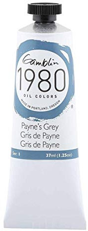 Gamblin 1980 - Oelfarbe - Payne's Grau - 37 ml