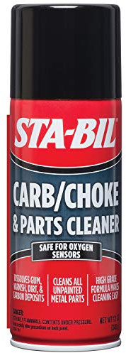 STA-BIL Carb/Choke & Parts Cleaner - Safe For Oxygen Sensors - Dissolves Gum, Varnish, Dirt, & Carbon Deposits - Cleans unpainted Metal Parts - High Grade Formula, 12.5 oz (22005)