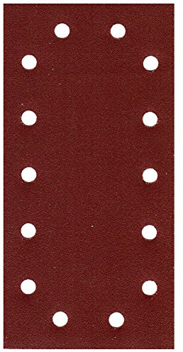 50-pack slippapper slipskiva 115 x 230 mm 14 hål korn.40–180 för svängslipmaskin