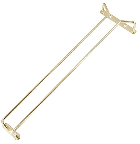 Glasaufhänger aus Messing mit 3 Schrauben, 40,6 cm