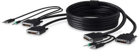Belkin 10ft DVI-D Male/Male and USB A/B Audio KVM Cable