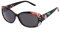 Ultra Übergröße Blumen Womens Schwarz und Gold Übergroße Mode Sonnenbrillen UV400 Schutz Damen Große Retro Klassisches Brillen Vintage Metallrahmen Shades