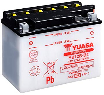 YUASA BATTERIE YB12B-B2 offen ohne Saeure