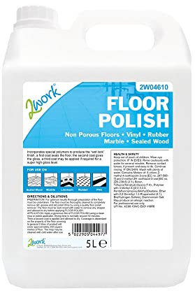 2Work 2W04610 Floor Polish 5 Litre