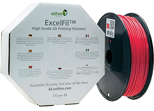 Voltivo ExcelFil 3D Druck Filament, ABS, 3mm - rot