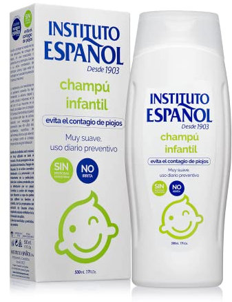 Champú Suave Anti Piojos - Gotitas de Oro - Instituto Español 500 ML